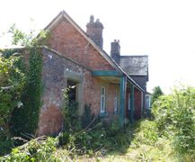 In need of some love, the Old Station House at Dyffryn Ardudwy, on the North Wales Line, sits next to the new station and has barely changed since it was built in Victorian times.