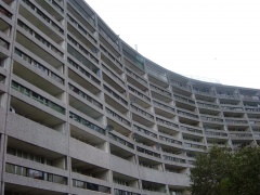 Cables Wynd House, better known as the Banana Block, in Leith, Edinburgh
