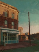'Rene's Cafe' 1986 by artist Doreen Fletcher