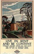 ’Live In Kent’ Poster for Southern Electric Railway 1932