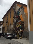 Rabbit mural on a house in Porto, Portugal. Photo courtesy of @KatieGallagher