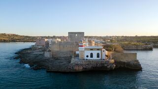 The Brucoli Lighthouse on the outskirts of Sicily’s Val di Noto newly restored by architectural studio Itinera.