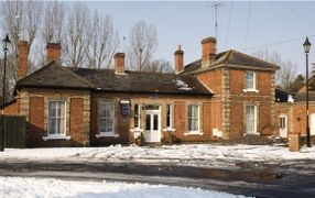 The Old Railway Station, Long Melford, Suffolk. It was part of the Stour Valley Line from Sudbury to Cambridge. The line was closed as part of Dr Richard Beeching’s cuts and the Station was turned into a family home.