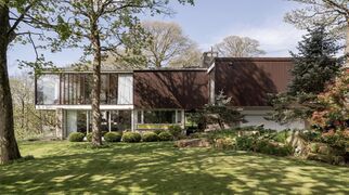 Farnley Hey, Yorkshire. Designed in 1954 by architect Peter Womersley, it was originally conceived as a wedding gift for his brother.