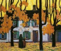 'House in the Ward' Lawren Harris. c.1920.