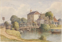 The White House Hackney Marsh 1869 by JT Wilson