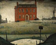 The Abandonded House by L.S. Lowry
