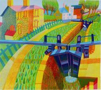 One of the many Lino cuts produced by Wigan born artist Eric Gaskell.