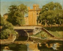 ‘Newly Painted House’ by Cecil Osborne from 1933