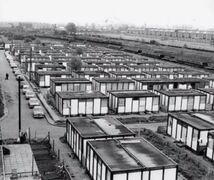 Prefabs built during WWII in Stoneyard Lane, Poplar