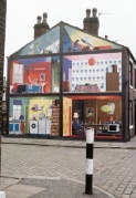 ‘Inside Out’ Mural At 53 Derby Street, Rochdale by artist Walter Kershaw 1977