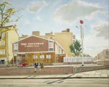 Housing Estate, Tulse Hill, London by John Moore 1970 (@GuildhallArt).