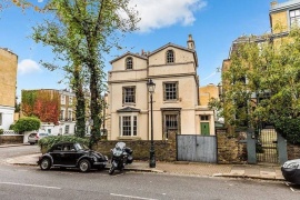23 Gloucester Crescent, London owned by playwright Alan Bennett and used as the actual location for filming 'The Lady In The Van'