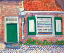 ‘Facade of a House, Zeeland’ by Piet Mondrian. c.1910.