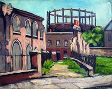 'Marian Square, Hackney' by Albert Turpin