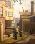 'Old Houses, Bow' by Grace Oscroft 1934