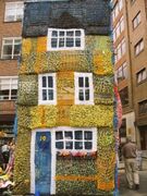 ’The Knitted House’, 2006 made for the London Architecture Biennale by the group Knitting Site