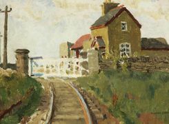 ’The Little Railway Station, Alethea Garstin (1894–1978)