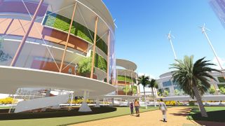 ‘Blue Horizons’ concept Homes to be built by the Seasteading Institute on French Polynesia