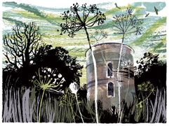 A painting by Andy Lovell (@getlovell) of one of the ‘Coates Roundhouses’ on the Thames & Severn Canal