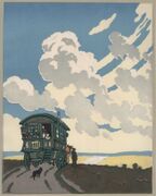 The Caravan’ by artist Hall Thorpe. c.1925.