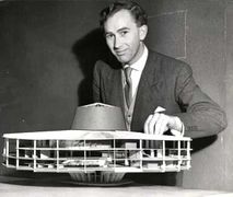 A 1960s conceptual design for a round house by Scottish brutalist Peter Womersley.