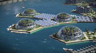 ‘Floating Island’ Houses to be built by the Seasteading Institute on French Polynesia