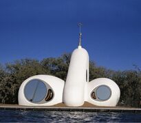 ’House of the Century’, Mojo Lake, Angleton, TX, United States. 1972. Architect: Antfarm (Doug Michels and Chip Lord)
